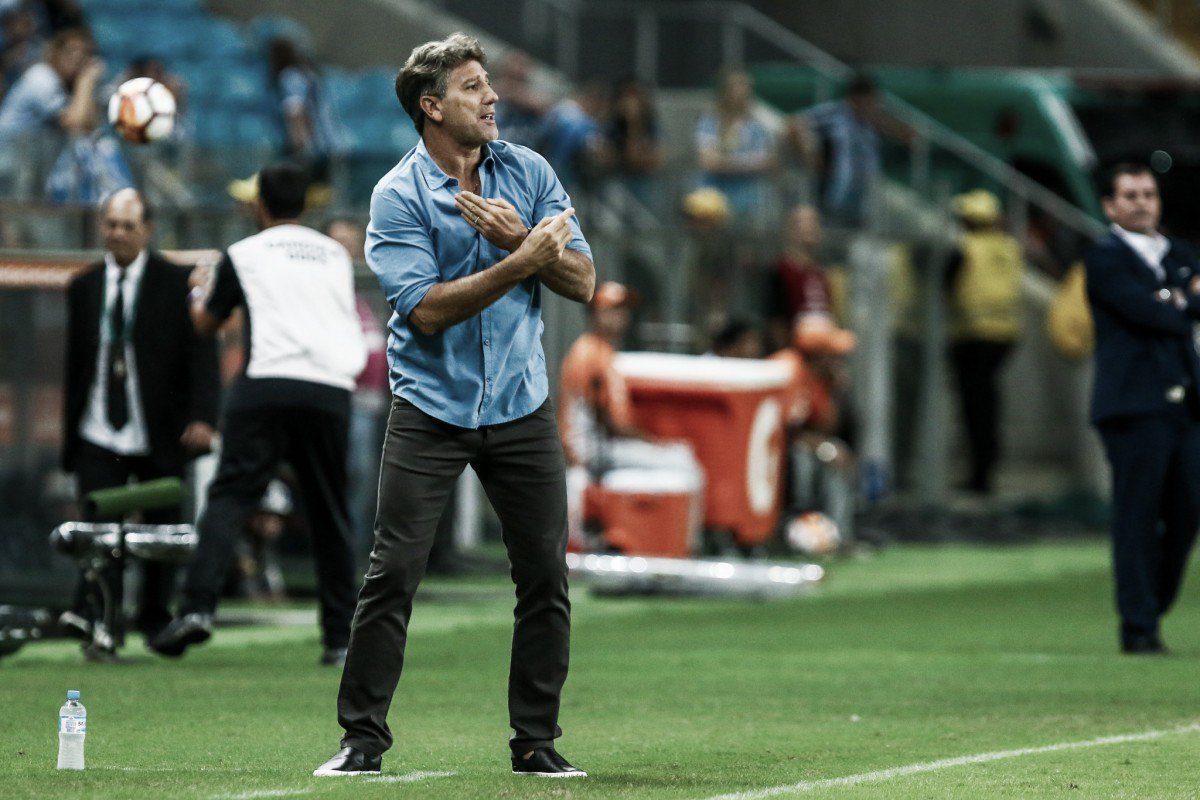 Renato celebra vitória ‘com V maiúsculo’ e elogia estreante André no Grêmio