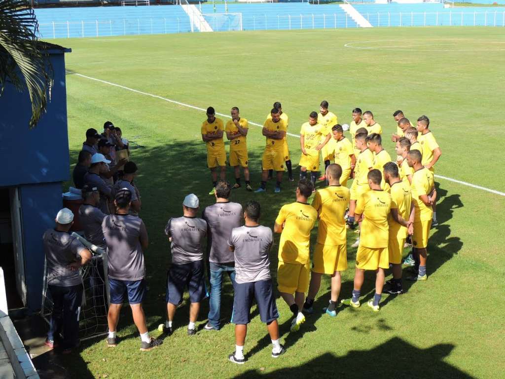Com 90% da equipe que finalizou o Goianão 2018, Aparecidense estreia na D neste domingo (Foto: Marielly Dias / Aparecidense)