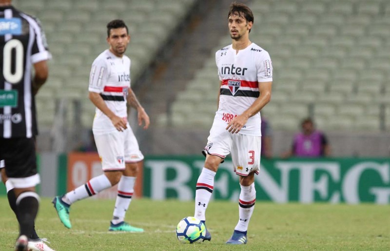 Exames apontam que Rodrigo Caio não teve lesões nos ligamentos do pé esquerdo