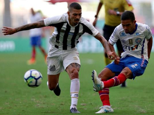 Santos não quebrou tabu contra o Bahia, em Salvador