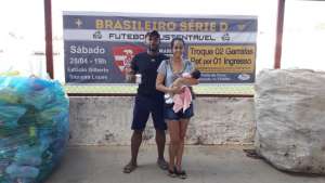 Série D: Trocas do Futebol Sustentável para Linense x Maringá são sucesso em Lins