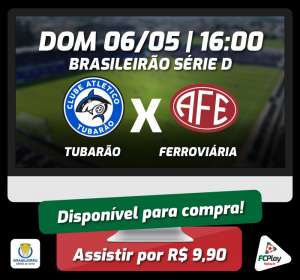 Série D: Tubarão anuncia meia-atacante revelado pelo Grêmio que estava no Sertãozinho