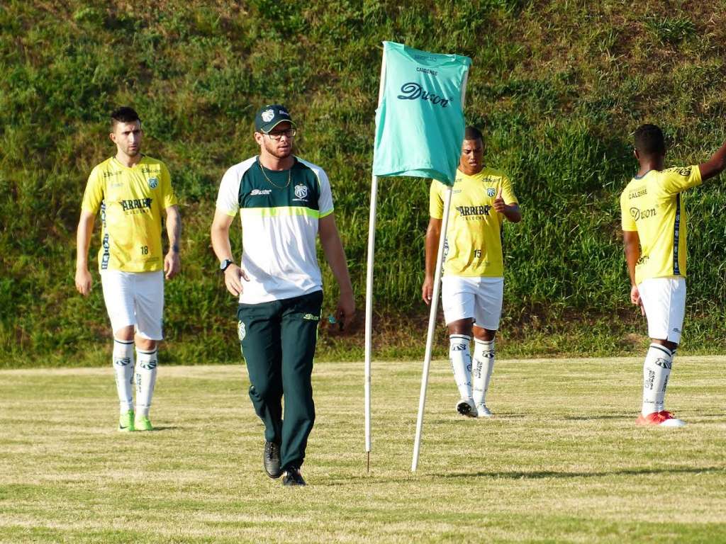 Caldense está pronta para encarar o Linense (Foto: Renan Muniz / Caldense)