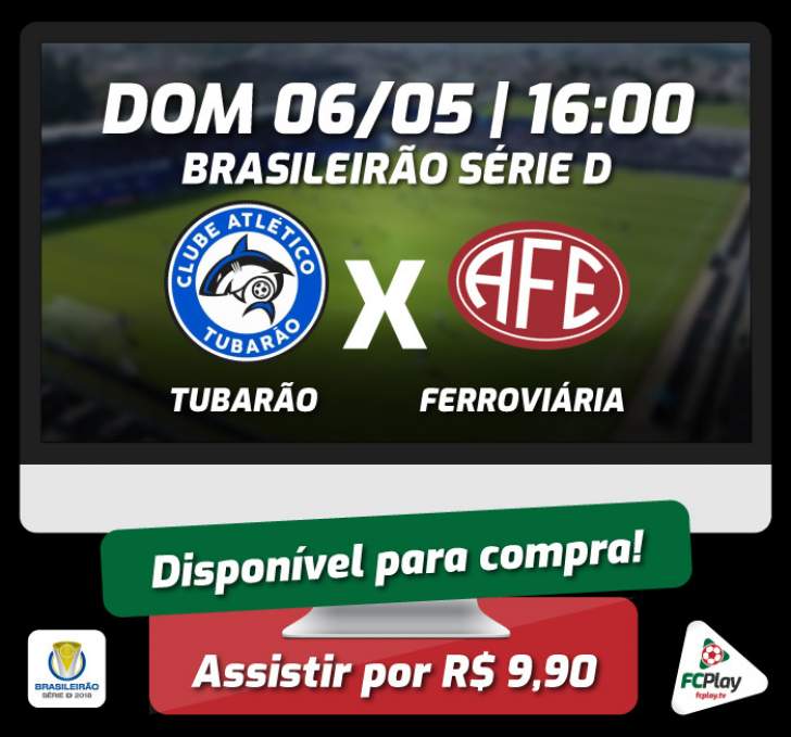 Tubarão-SC x Ferroviária-SP - Peixe quer manter 100%, mas Locomotiva precisa vencer 2 0002050311618 img