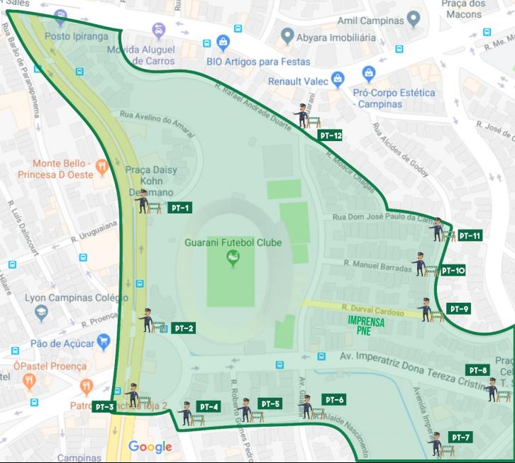 Dérbi: Veja qual a melhor maneira para o torcedor chegar ao Brinco e os bolsões da PM 2 0002050311646 img