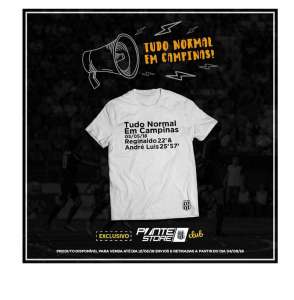 Loja da Ponte Preta vende camiseta do dérbi: 