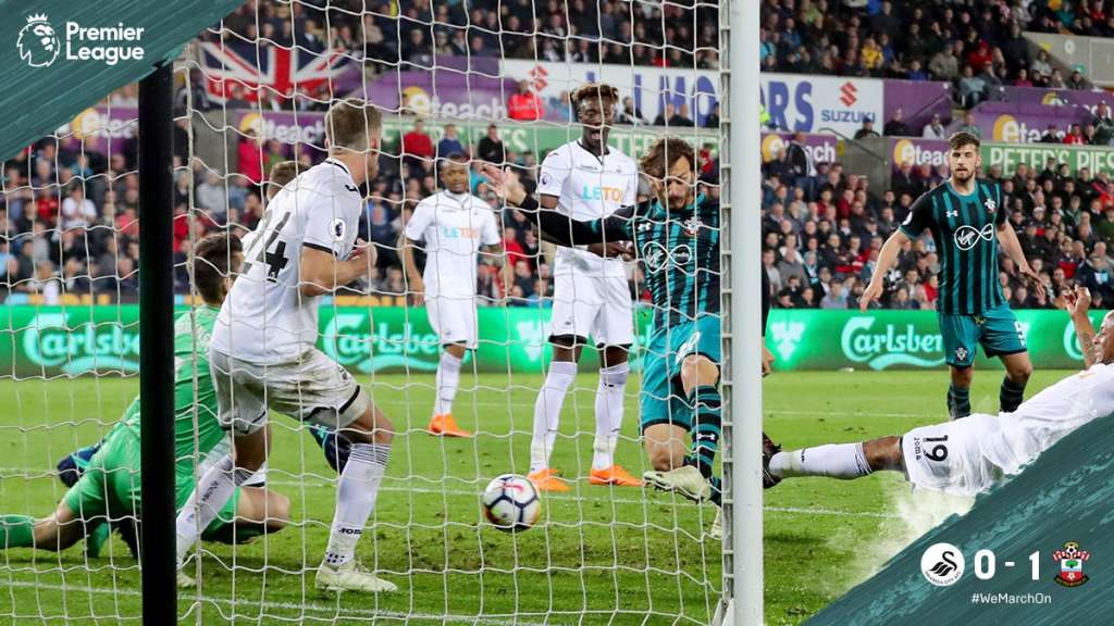 Southampton vence, complica o Swansea e rebaixa o West Bromwich