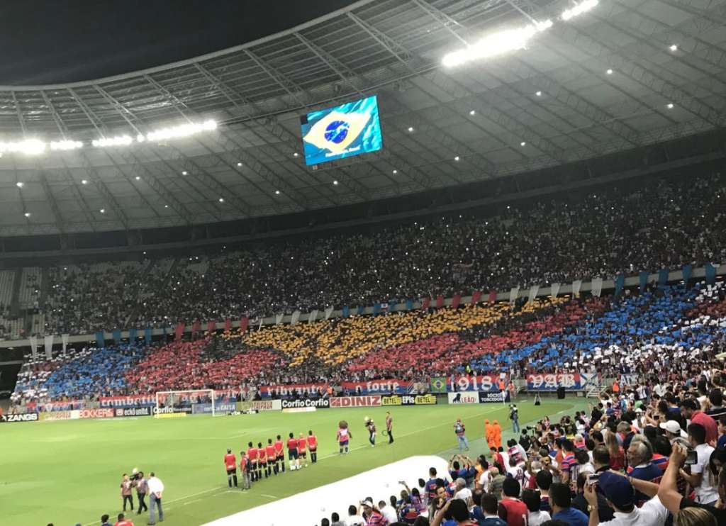 Torcida do Fortaleza compareceu em peso na Arena Castelão na goleada sobre o Goiás