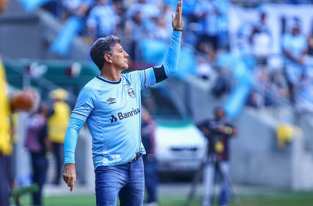 Renato Gaúcho, técnico do Grêmio, ironiza atuação do Inter: “Time de 2ª Divisão”