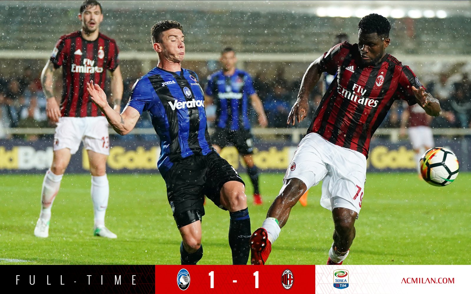 ITALIANO: Milan sofre empate da Atalanta nos acréscimos e adia classificação à Liga Europa