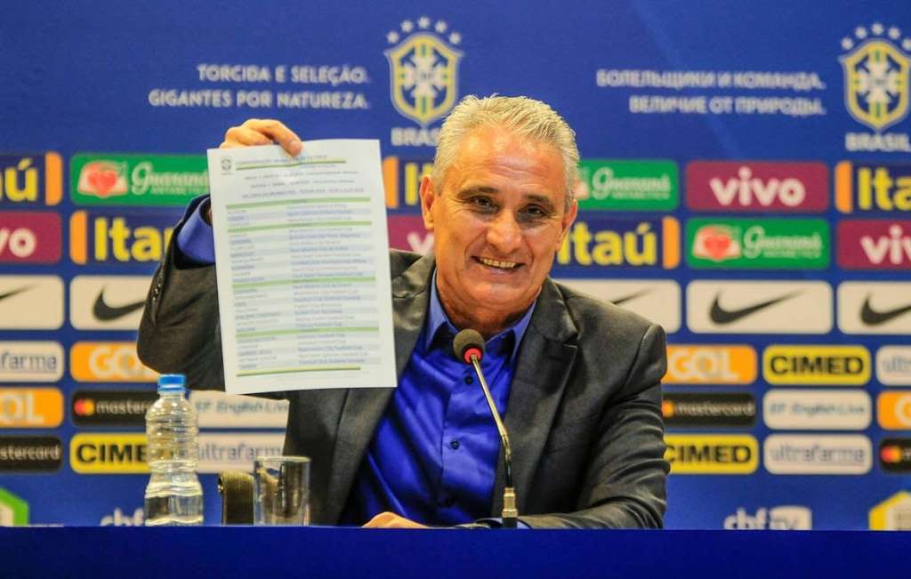 CBF não pretende divulgar os 12 nomes da lista de suplentes para a Copa do Mundo