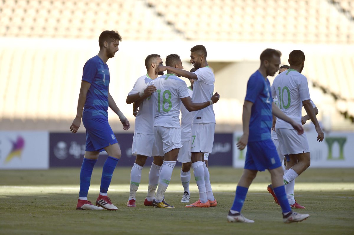 Em preparação para a Copa do Mundo, Arábia Saudita derrota Grécia