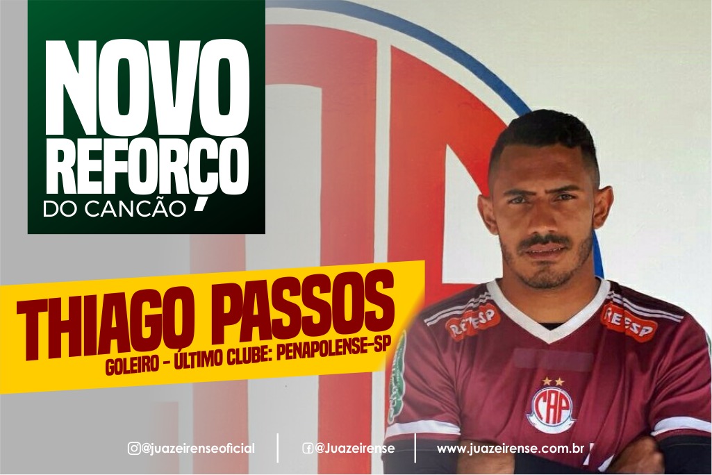 Série C: Juazeirense firma parceria e anuncia goleiro ex-São Caetano