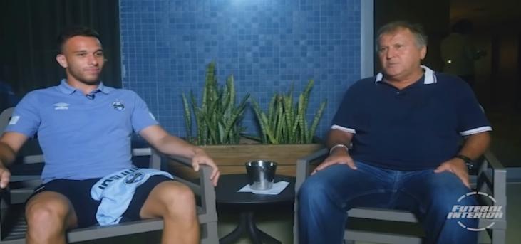 Zico entrevistou Artur na quinta-feira e agora fala com Neymar. Vale a pena conferir!