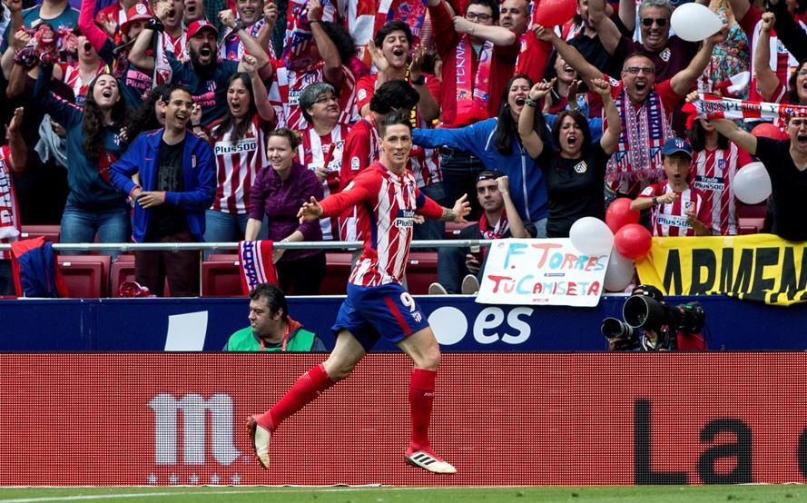 ESPANHOL: Fernando Torres se despede do Atlético de Madrid com dois gols