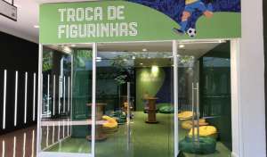 Galleria Shopping abre espaço temático para trocas de figurinhas da Copa