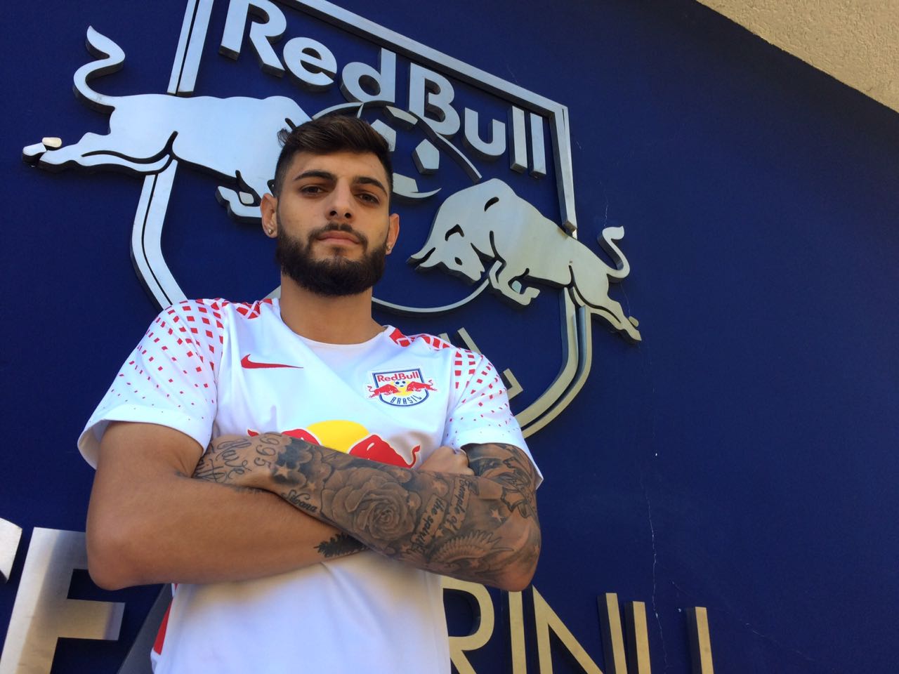 Copa Paulista: Atacante Gabriel Leite é apresentado no Red Bull e inicia preparação
