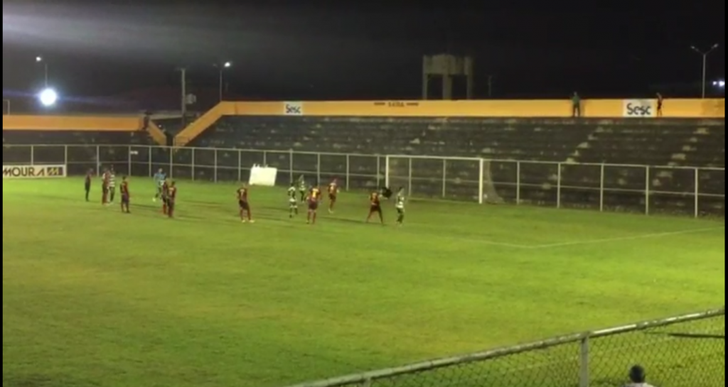 Jean marcou o gol de empate dos pernambucanos. Foto: Maicon Platiny/REPRODUÇÃO - Maicon Platiny/REPRODUÇÃO