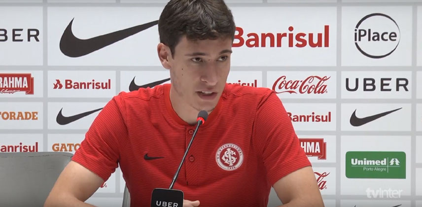 Novo capitão do Inter, Dourado exalta bom ambiente após reação na temporada