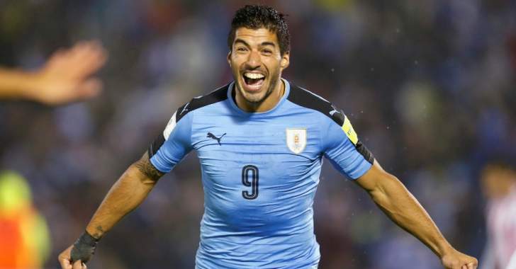 O ataque do Uruguai é formado por Suárez e Cavani