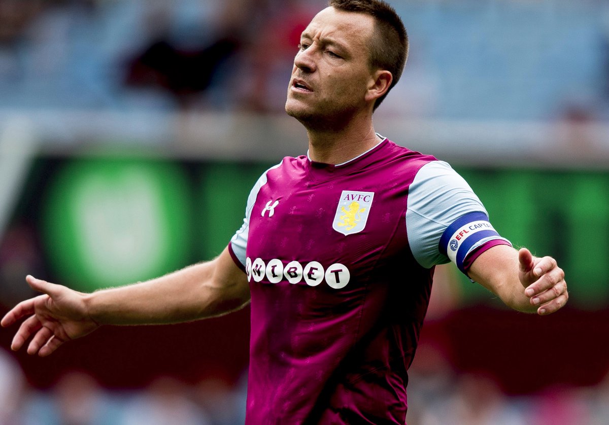 Inglês: Após não conseguir acesso, Aston Villa confirma saída do veterano John Terry