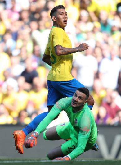 Roberto Firmino está em grande forma