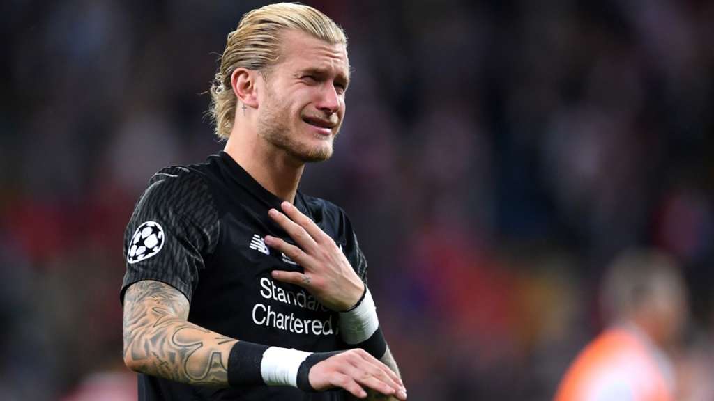 O goleiro Karius sofreu uma concussão antes de cometer as falhas na final da Liga dos Campeões