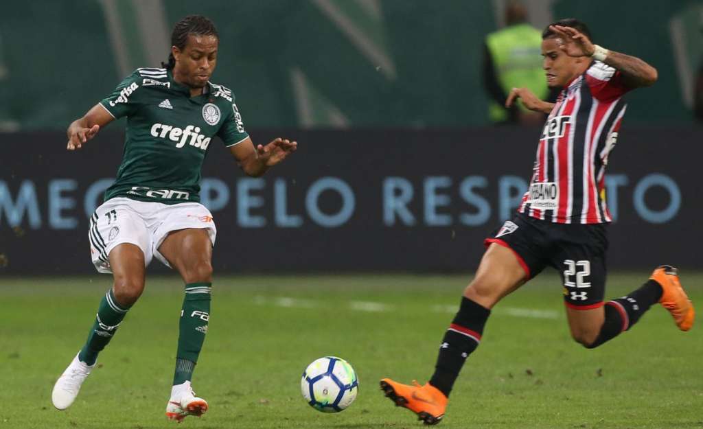 O atacante Keno é um dos jogadores mais regulares do Palmeiras nesta temporada