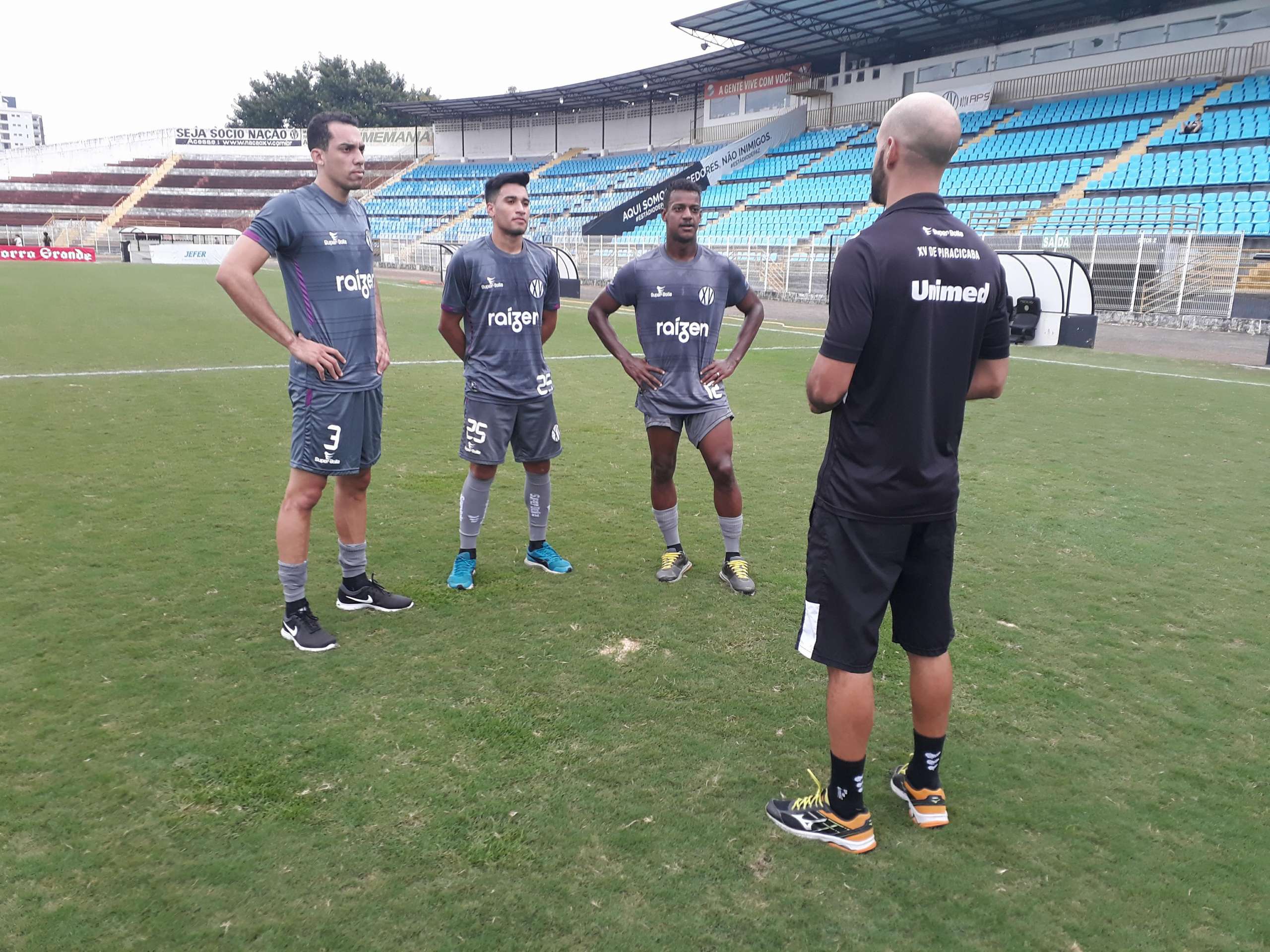Copa Paulista: De olho na estreia, trio começa preparação do XV de Piracicaba