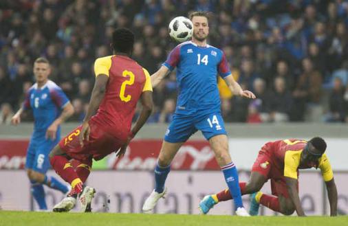 Copa do Mundo: Islândia leva gol no final e empata com Gana em último amistoso