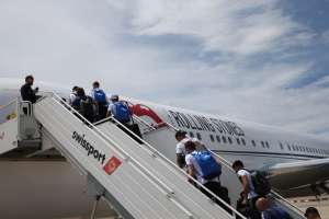 Seleção da Argentina desembarca na Rússia um dia antes do previsto