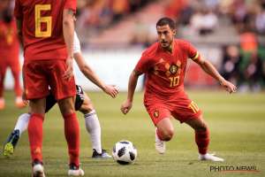 Copa do Mundo: Hazard minimiza resultado de amistoso para a Bélgica: 'Pouco importa'