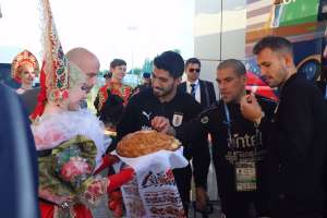 Uruguai desembarca na Rússia após 15 horas de viagem e segue para CT em Borsky