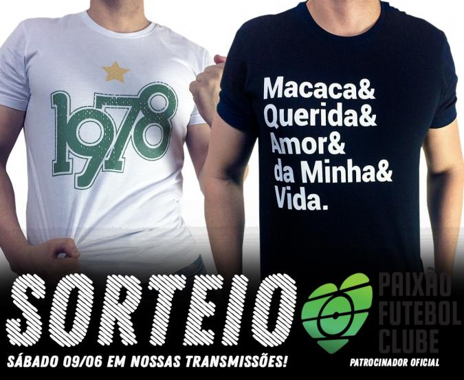 Você concorreu as camisas personalizadas do Paixão por Futebol? Então veja se ganhou !