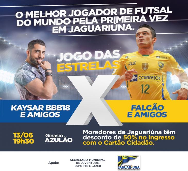 Desafio de Futsal entre Kaysar e Falcão acontece neste meio de semana