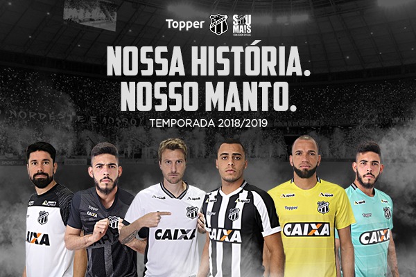 Focado em se manter na elite, Ceará apresenta unifomes para a temporada 2018/19