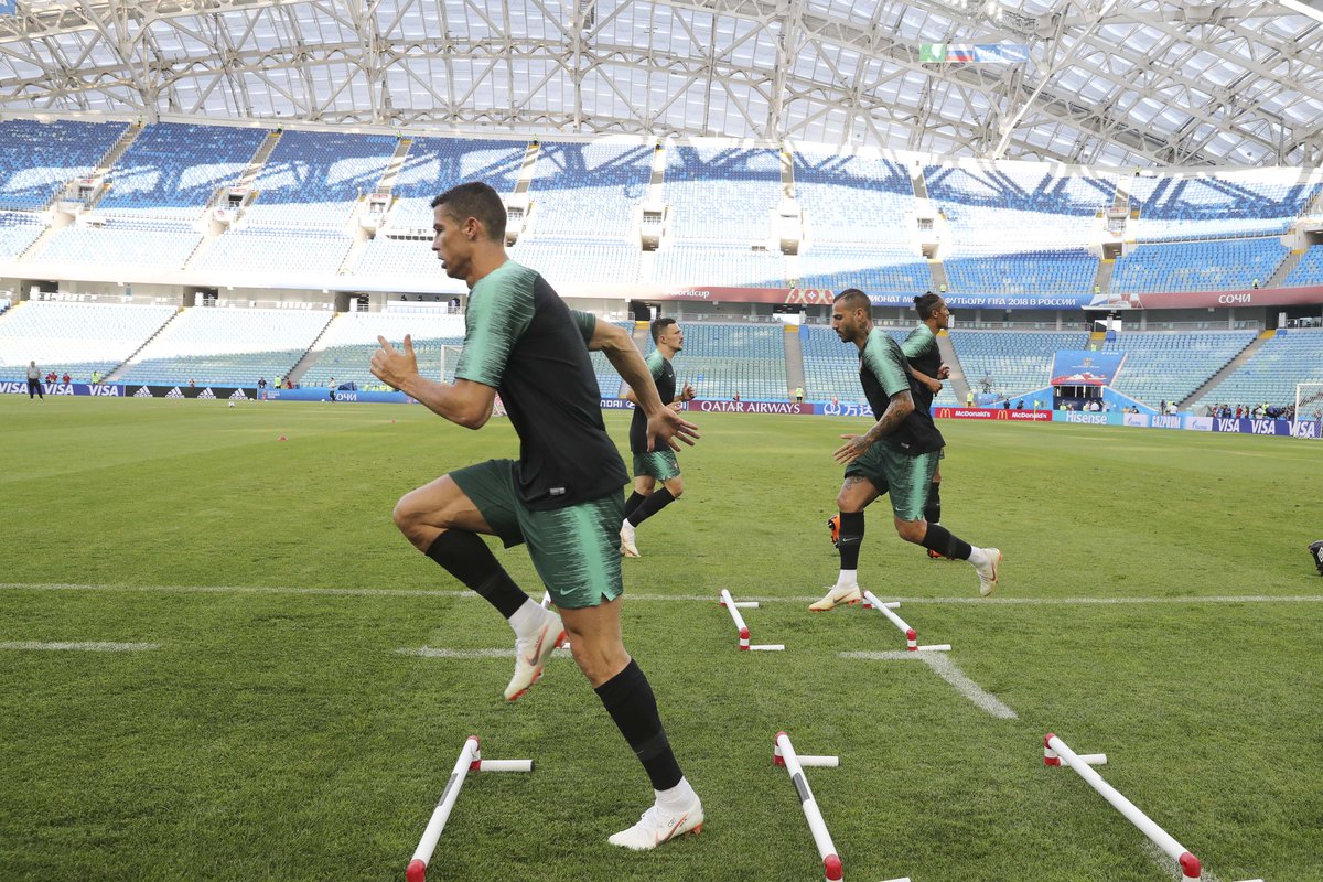 Portugal de Cristiano Ronaldo estreia na Copa do Mundo contra a Espanha em Sochi