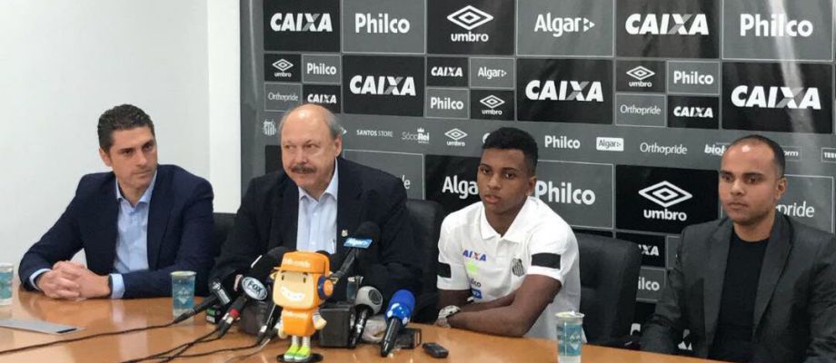 Rodrygo projeta títulos no Santos e diz que sonha em jogar com Neymar no Real