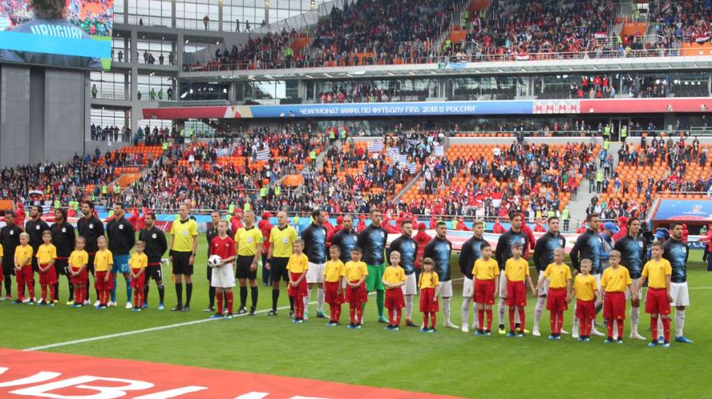 Cerca de seis mil lugares ficaram vazios na partida entre Uruguai e Egito pela Copa do Mundo