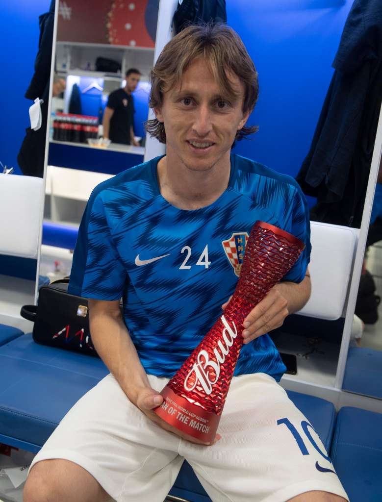Autor de gol, Modric foi eleito o melhor jogador da partida