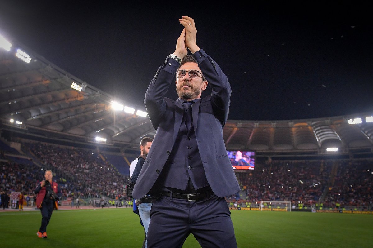 Roma renova contrato do técnico Eusebio Di Francesco até junho de 2020