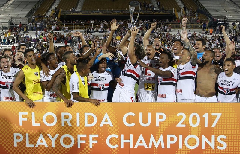 Campeão em 2017, São Paulo está confirmado na Florida Cup do ano que vem