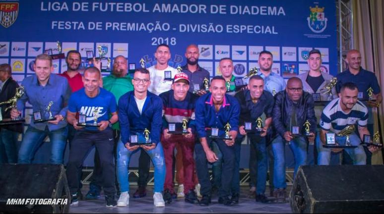 Seleção da Divisão Especial e Destaques do Ano foram premiados pela Liga de Diadema