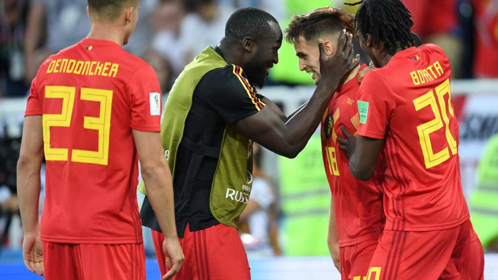 A seleção da Bélgica teve a melhor campanha na fase de grupos