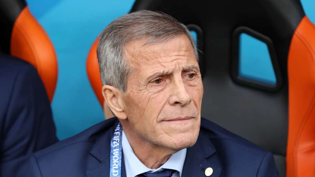 Óscar Tabárez não escondeu a preocupação com Cristiano Ronaldo no jogo de sábado