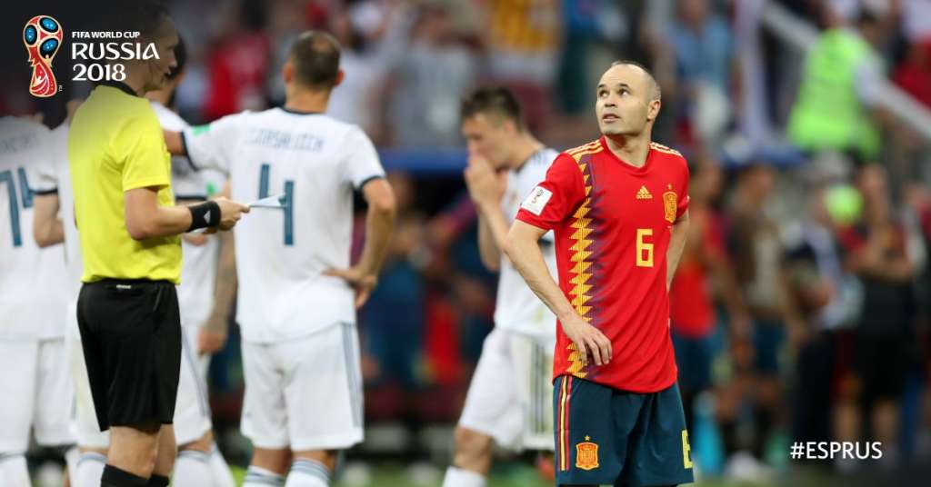 Iniesta lamentou a eliminação da Espanha