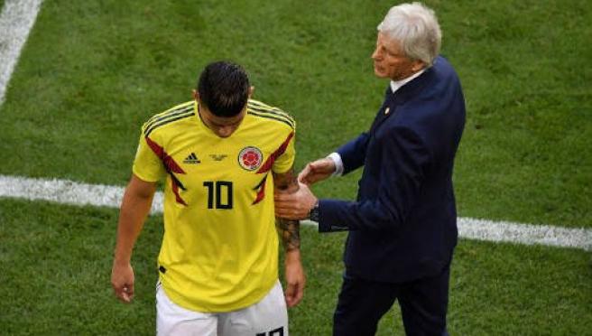  James Rodríguez segue como dúvida para pegar Inglaterra