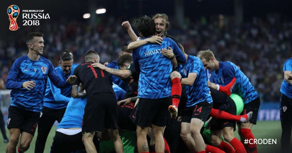 Croácia está nas quartas de final da Copa do Mundo