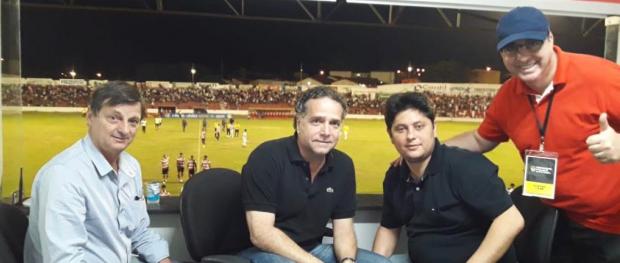 Coronel Suita, José Hugo, Leandro Asato e Edivaldo Ferraz no Gilbertão