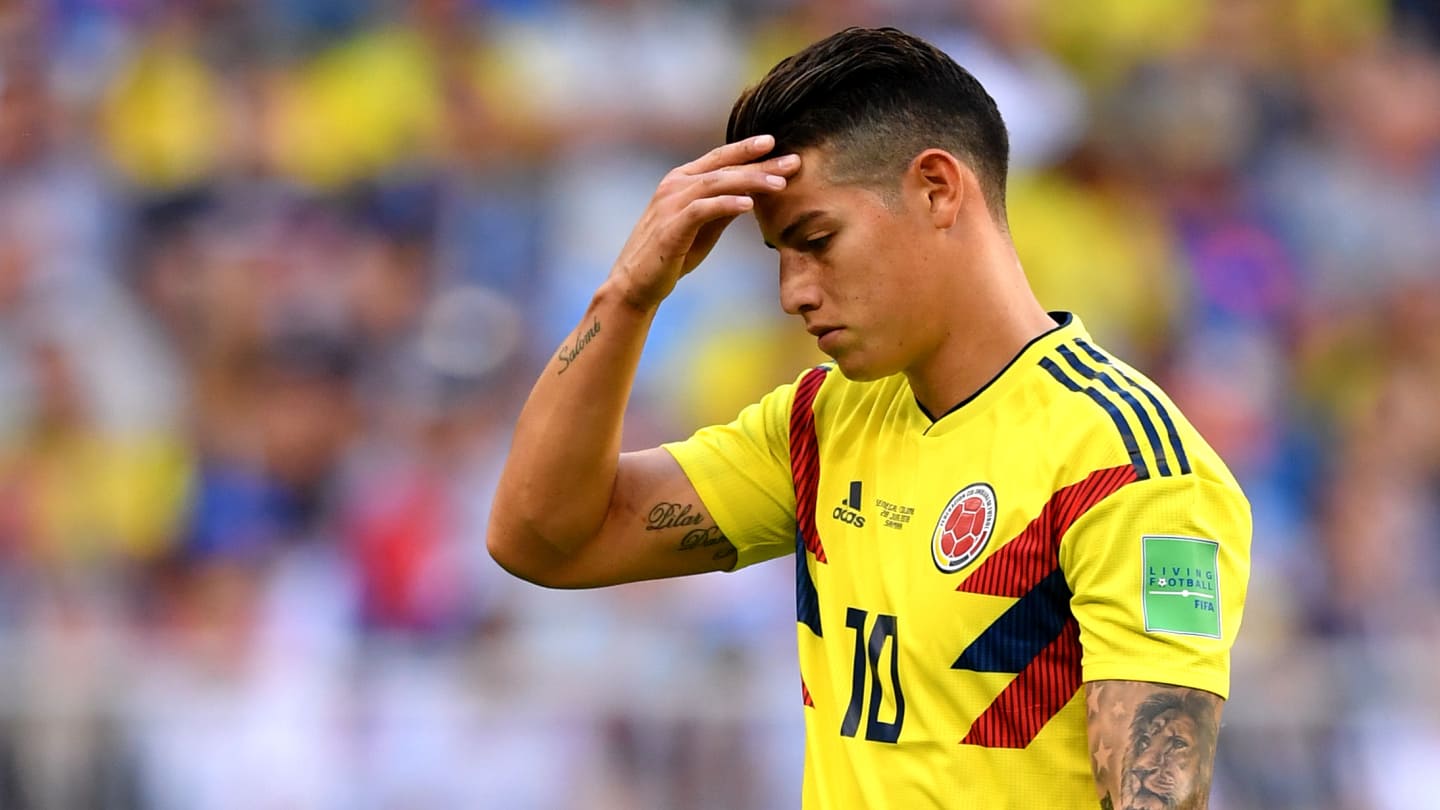 Exames não apontam lesão, mas Pékerman mantém James como dúvida na Colômbia